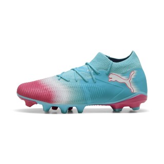 PUMA FUTURE 8 MATCH RE-CHARGE FG/AG uniseks voetbalschoenen, Blauw/Roze/Wit
