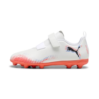 PUMA FUTURE 8 PLAY FG/AG voetbalschoenen, Zwart/Rood/Wit