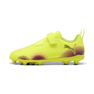 PUMA FUTURE 8 PLAY V FG/AG RB voetbalschoenen, Zwart/Geel