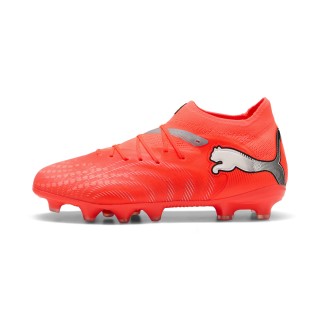PUMA FUTURE 9 PRO FG/AG voetbalschoenen, Zwart/Rood/Wit