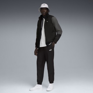 PUMA Geweven trainingspak met kleurvlakken voor Heren, Zwart