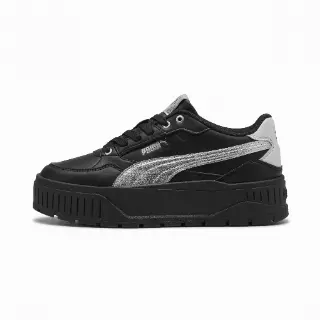PUMA Karmen II Idol Metallic Whisper sneakers voor Dames, Zwart/Zilver