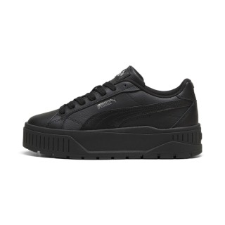 PUMA Karmen II Leather sneakers voor Dames, Zwart/Zilver