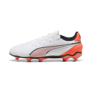 PUMA KING MATCH FG/AG voetbalschoenen, Zwart/Rood/Wit