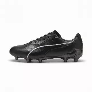 PUMA KING PLATINUM FG/AG uniseks voetbalschoenen, Zwart/Goud