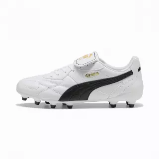 PUMA KING TOP FG/AG voetbalschoenen uniseks, Zwart/Wit