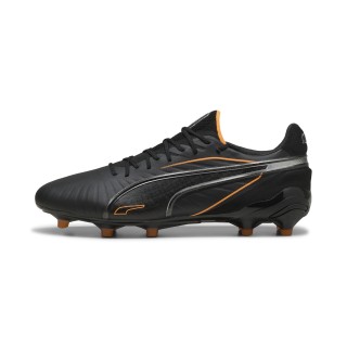 PUMA KING ULTIMATE FG/AG voetbalschoenen, Zwart/Zilver
