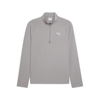 PUMA Leipzig trainingstop met kwartrits voor Heren, Grijs