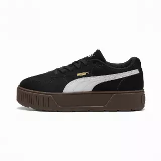 PUMA Lifora sneakers voor Dames, Zwart/Wit/Goud