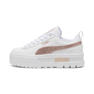 PUMA Mayze Glitter sneakers voor Dames, Roze/Wit/Goud
