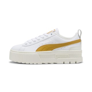 PUMA Mayze Lux sneakers voor Dames, Wit/Goud