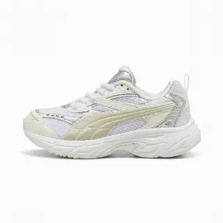 PUMA Morphic Metallic sneakers voor Dames, Wit