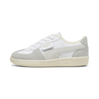 PUMA Palermo leren sneakers, Grijs/Rood/Wit