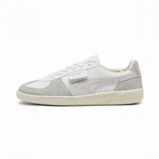 PUMA Palermo leren sneakers uniseks, Grijs/Rood/Wit