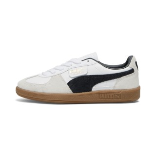 PUMA Palermo leren sneakers voor Dames, Grijs/Wit