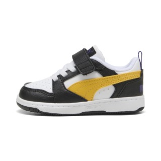 PUMA Rebound v6 Lo sneakers, Zwart/Geel/Wit