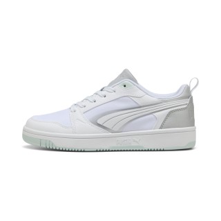 PUMA Rebound v6 Low Aqua Metallics sneakers unisex, Blauw/Wit/Zilver