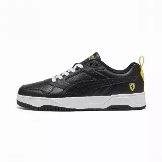 PUMA Scuderia Ferrari RBD Drive uniseks sneakers, Zwart/Geel