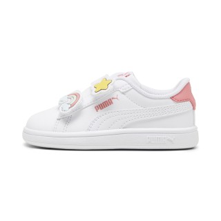 PUMA Smash 3.0 Badges sneakers voor Dames, Wit