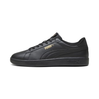 PUMA Smash 3.0 L Sneakers, Zwart/Goud