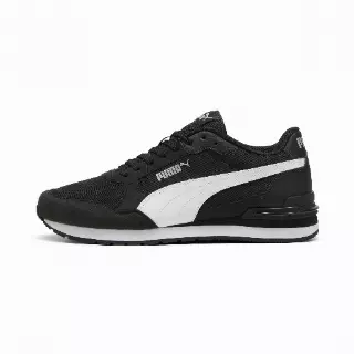 PUMA ST Runner v4 Mesh unisex sneakers, Zwart/Wit/Zilver