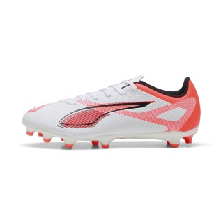 PUMA ULTRA 5 PLAY FG/AG voetbalschoenen, Zwart/Rood/Wit
