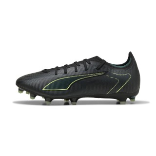 PUMA ULTRA 6 MATCH FG/AG uniseks voetbalschoenen, Groen/Zwart