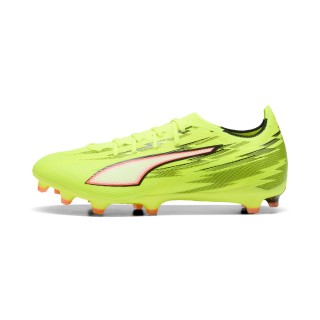 PUMA ULTRA 6 MATCH FG/AG uniseks voetbalschoenen, Zwart/Rood/Geel