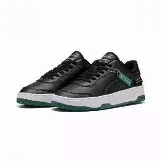 PUMA x ASTON MARTIN ARAMCO F1Â® TEAM California Match lage uniseks sneakers, Groen/Zwart