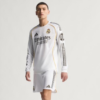 Adidas Real Madrid 25/26 Authentiek Longsleeve Thuisshirt