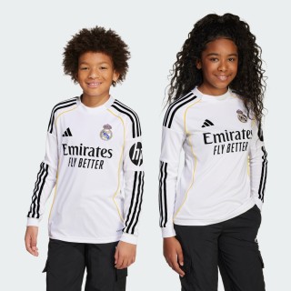 Adidas Real Madrid 25/26 Longsleeve Thuisshirt Kids