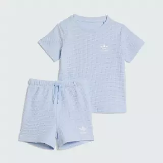 Adidas REGULAR-FIT WAFFLE SHORT T-SHIRT-SET
