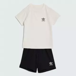 Regular Wide Rib Short en T-shirt Set