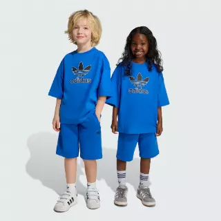 Adidas Short Tee Set Big Logo Execution Kids