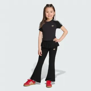 SLIM-FIT KNITTED T-SHIRT LEGGING SET