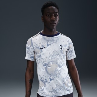 Tottenham Hotspur Academy Pro Thuis Nike Dri-FIT warming-up voetbalshirt met korte mouwen voor heren - Wit