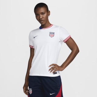 USMNT 2024 Stadium Thuis Nike Dri-FIT replica voetbalshirt voor dames - Wit