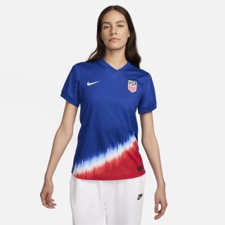 USMNT 2024 Stadium Uit Nike Dri-FIT replica voetbalshirt voor dames - Blauw