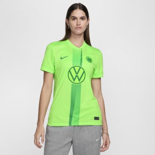 VfL Wolfsburg 2024/25 Stadium Thuis Nike Dri-FIT replica-voetbalshirt voor dames - Groen