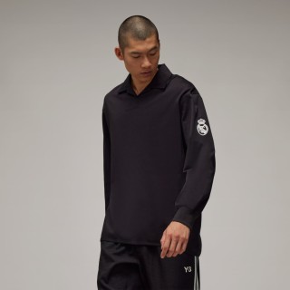 Adidas Y-3 Real Madrid Travel Poloshirt met Lange Mouwen