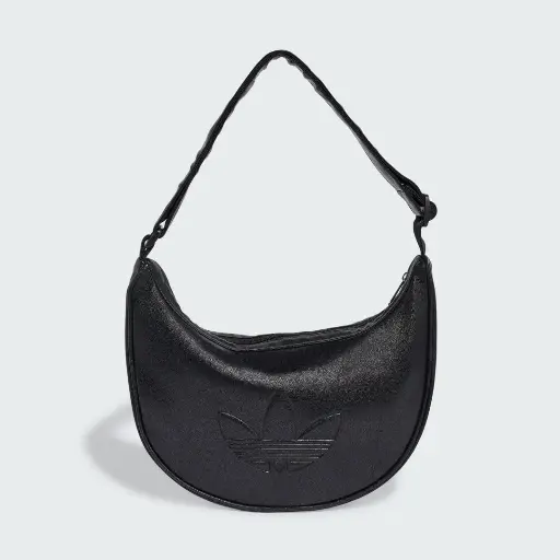 Adidas ADICOLOR HALVEMAANVORMIGE TAS VAN METALLIC PU