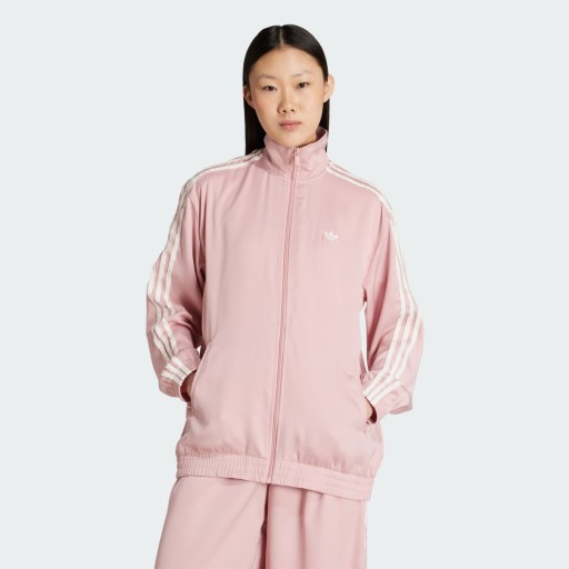 Adidas adidas Originals Satin Firebird Trainingsjack Ruches 3-Stripes