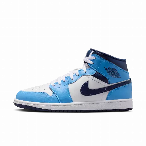 Air Jordan 1 Mid Herenschoenen - Blauw