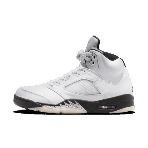 Air Jordan 5 Retro 'White and Black' herenschoenen - Wit
