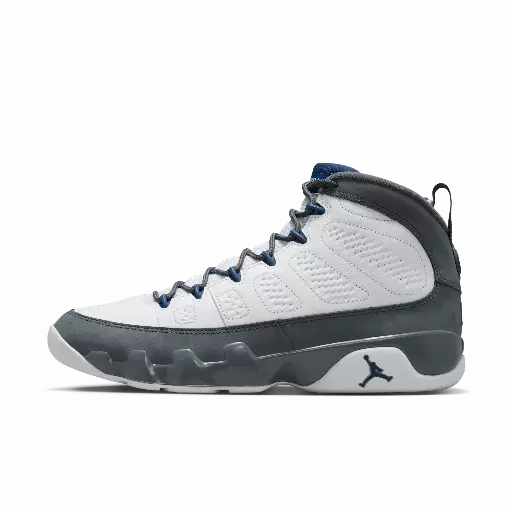 Air Jordan 9 Retro 'Flint Grey and French Blue' herenschoenen - Wit