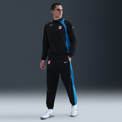 Atlético Madrid Derde Nike Total 90 geweven voetbaltrainingsbroek voor heren - Zwart