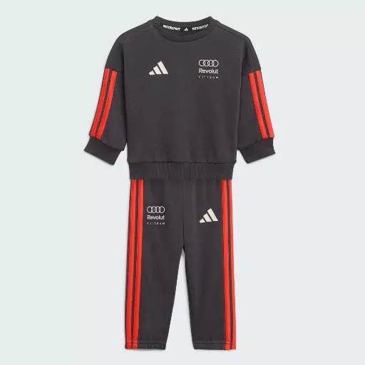 Adidas AUDI REVOLUT F1 TEAM DNA BABY JOGGINGPAK MET LANGE MOUWEN