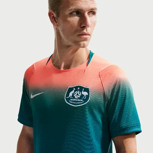 Australië 2026 Stadium Uit Nike Dri-FIT replicavoetbalshirt voor heren - Blauw