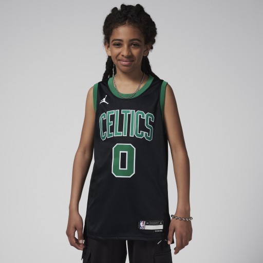 Boston Celtics Statement Edition Swingman Nike Dri-FIT jersey voor kids - Zwart