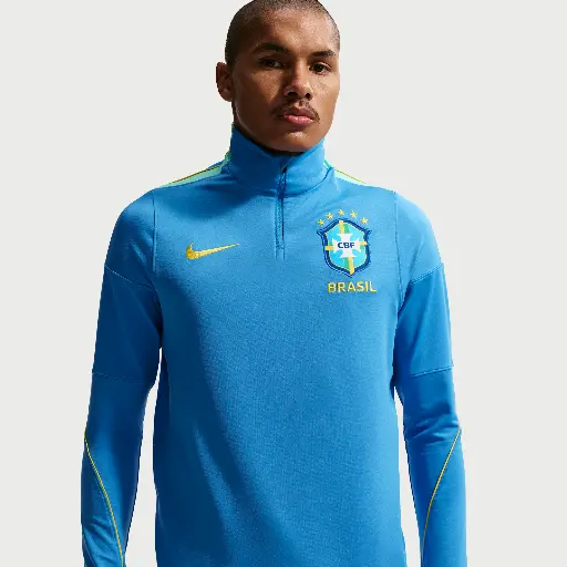 Brazilië Strike Nike Dri-FIT voetbaltrainingstop voor heren - Blauw